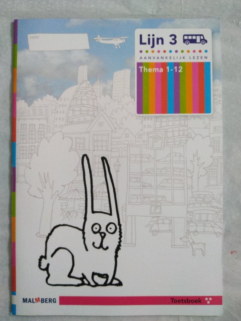 Lijn 3 - Toetsboek drie sterren - Groep 3 - Versie 1, Ophalen of Verzenden, Nieuw, Overige niveaus, Nederlands