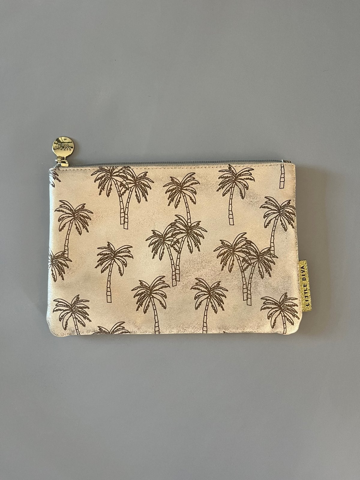 Little diva make up tasje goud palmboom print, Sieraden, Tassen en Uiterlijk, Toilettassen, Ophalen of Verzenden, Zo goed als nieuw