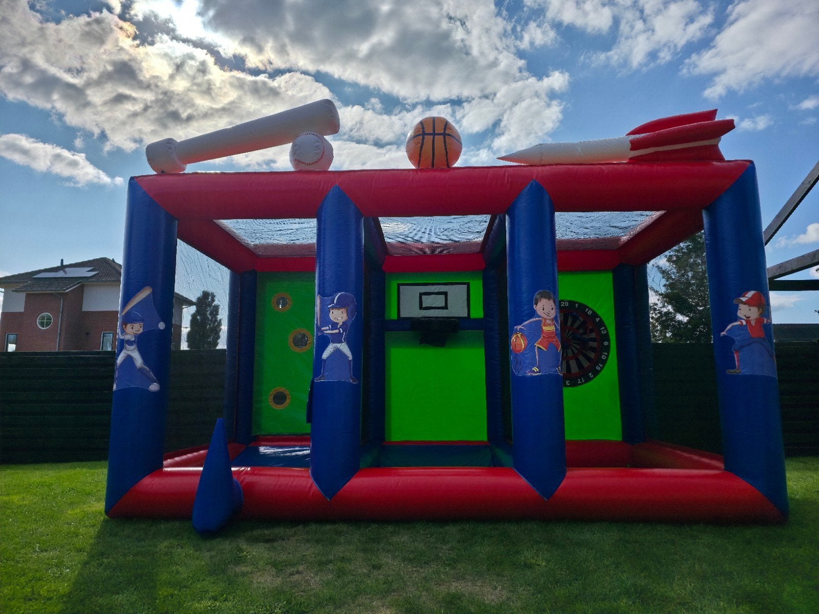 gamecenter springkussen  darten slagbal basketbal lucht spel, Ophalen of Verzenden, Nieuw, Overige