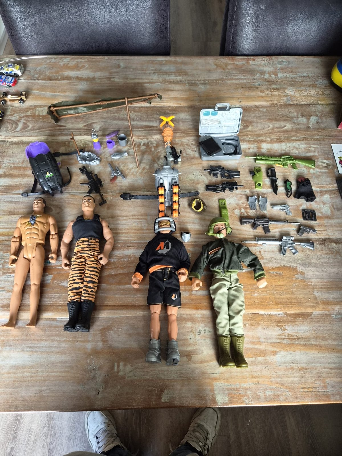 Grote set Action Man figuren en accessoires, Ophalen, Gebruikt