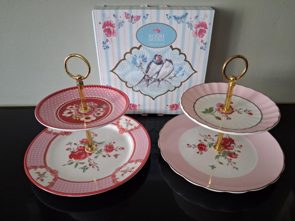 etagere Room Seven roze rand, Huis en Inrichting, Ophalen of Verzenden