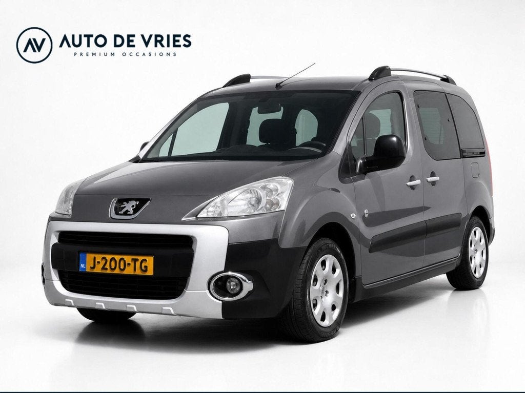 Peugeot Partner Tepee 1.6 VTi 120pk Outdoor ECC | Cruise con, Voorwielaandrijving, Euro 5, Gebruikt, Zwart