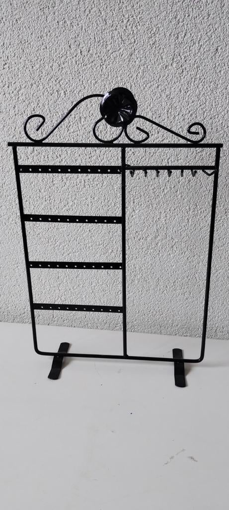 Sierraden rek zwart metaal, Sieraden, Tassen en Uiterlijk, Overige Accessoires, Ophalen of Verzenden