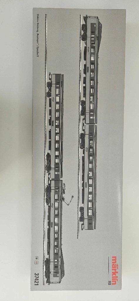 Märklin H0 37421 NS Koploper ICM-4 4-delig mfx Vitrinemodel, Wisselstroom, Treinset, Ophalen of Verzenden, Märklin