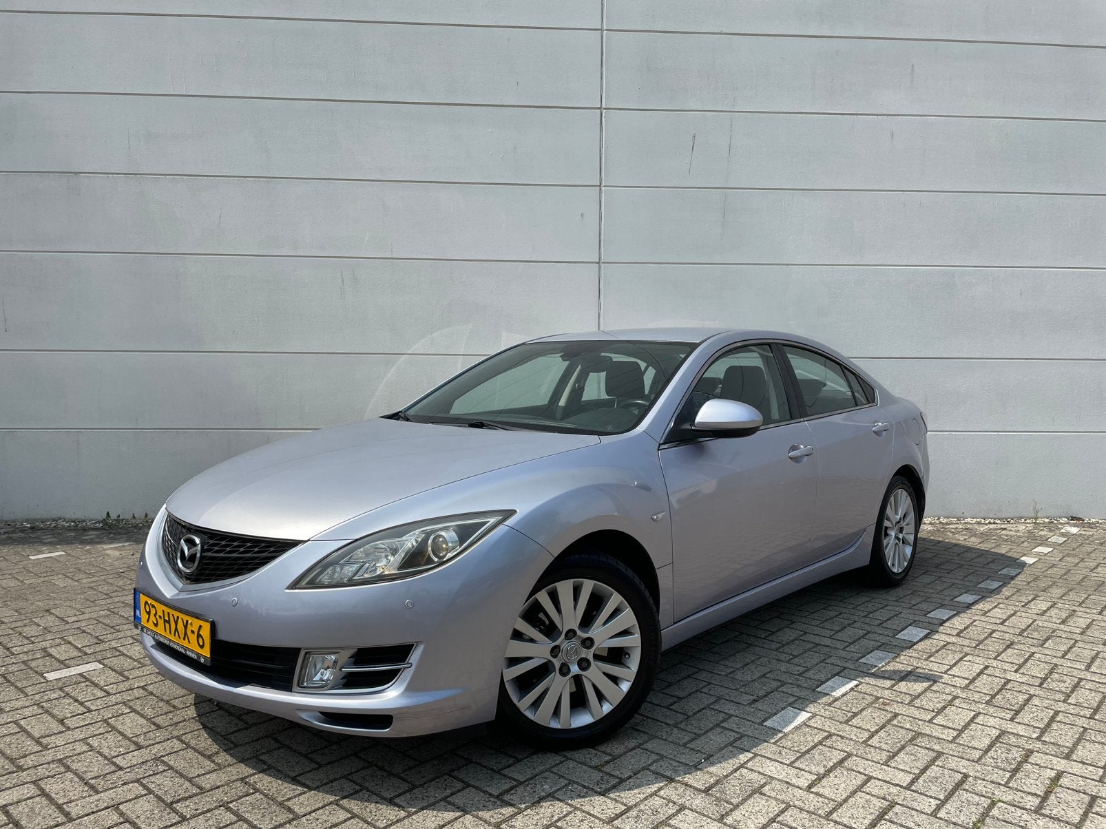 Mazda 6 1.8 Sedan 2009 Grijs/NIEUWE APK/NETTE STAAT/AIRCO/, Auto's, Voorwielaandrijving, Zwart, 4 cilinders, Origineel Nederlands