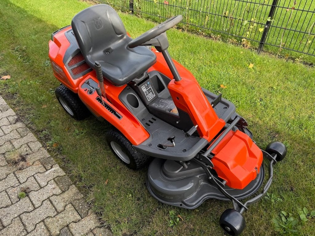 husqvarna R213c frontmaaier 94 cm maaidek mulch  hydrostaat, Tuin en Terras, Ophalen, Gebruikt, Elektrische starter, 90 tot 120 cm