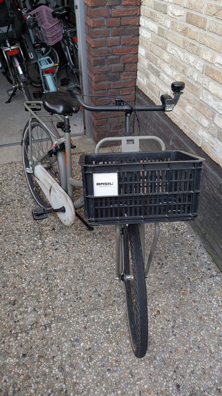Cortina kinderfiets met mand 26 inch banden, Ophalen, Gebruikt, Cortina, Terugtraprem