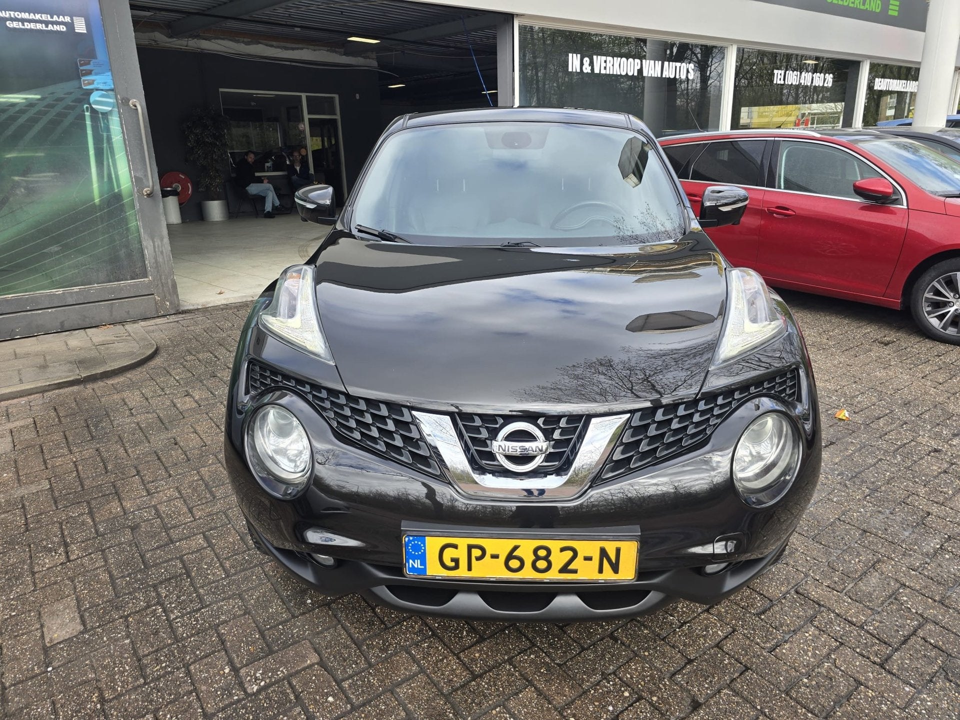 Nissan Juke 1.5 dCi S/S Tekna | 2E EIGENAAR | 3/6 OF 12MND G, Auto's, Nissan, Voorwielaandrijving, 4 cilinders, Zwart, Bedrijf