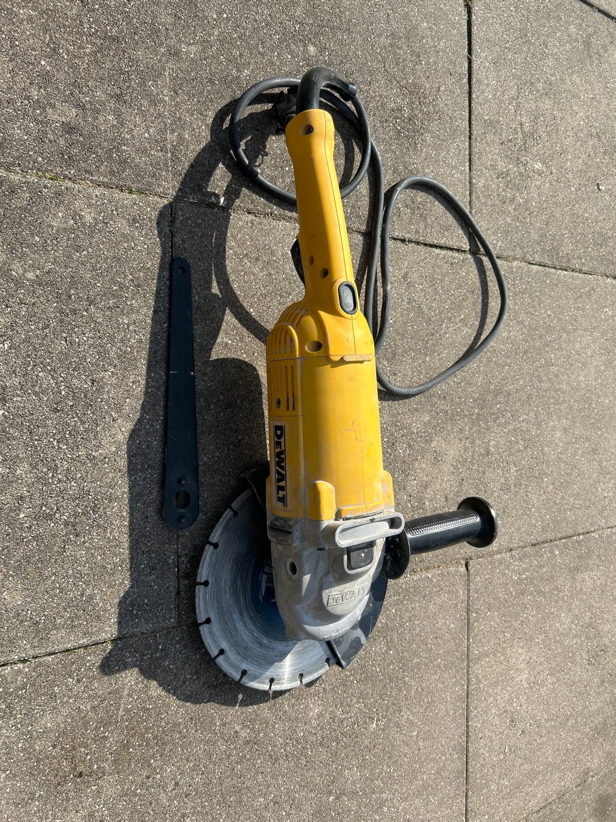 Dewalt D28492-QS Haakse slijpmachine 2200W, Ophalen of Verzenden, Gebruikt, 1000 watt of meer, Haakse handslijpmachine