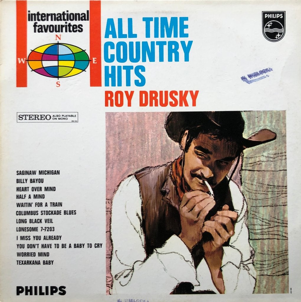 ROY DRUSKY LP: ALL TIME COUNTRY HITS, Ophalen of Verzenden, Gebruikt, 12 inch