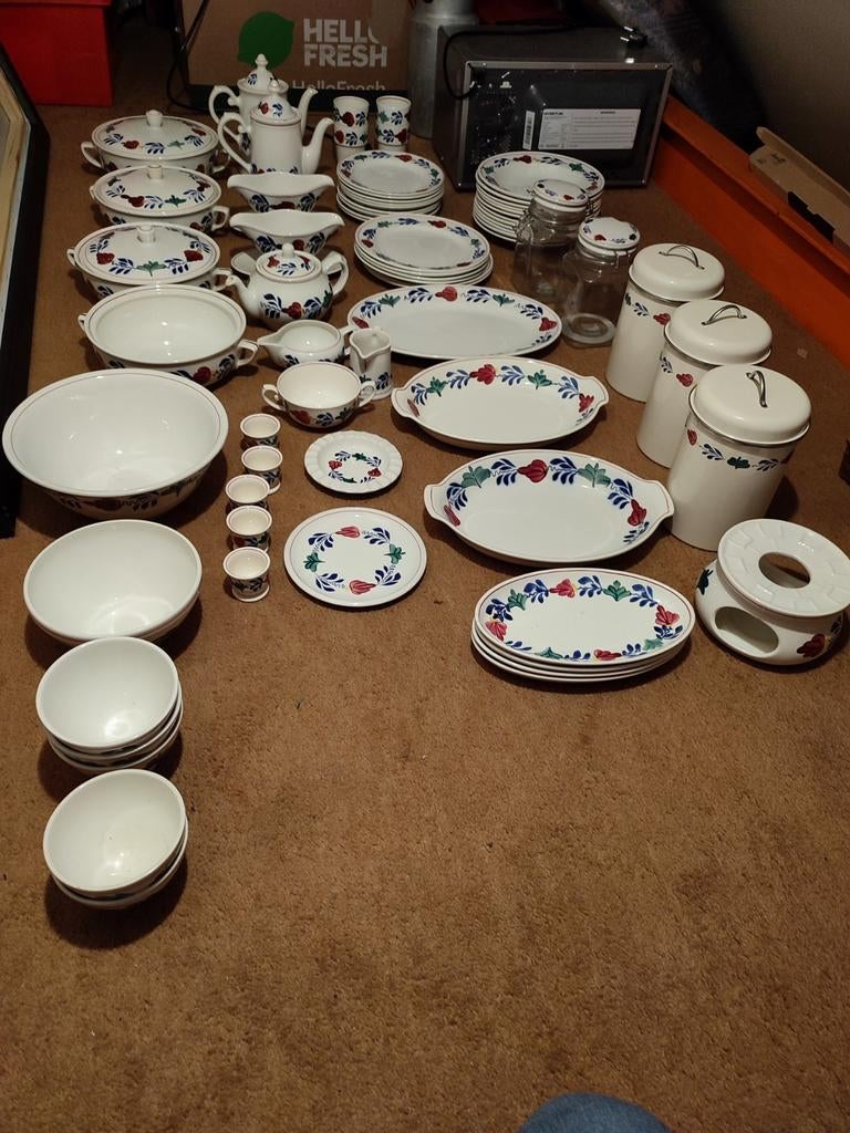 Boerenbont in 1 koop, Ophalen, Gebruikt, Keramiek, Boerenbont