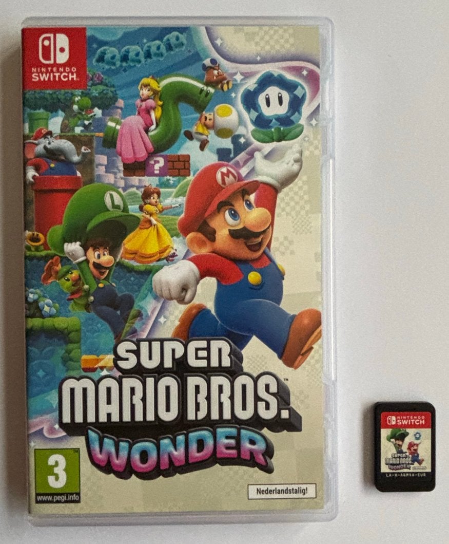 Super Mario Bros. Wonder - Nintendo Switch, Spelcomputers en Games, Games | Nintendo Switch, Zo goed als nieuw, Platform, 3 spelers of meer