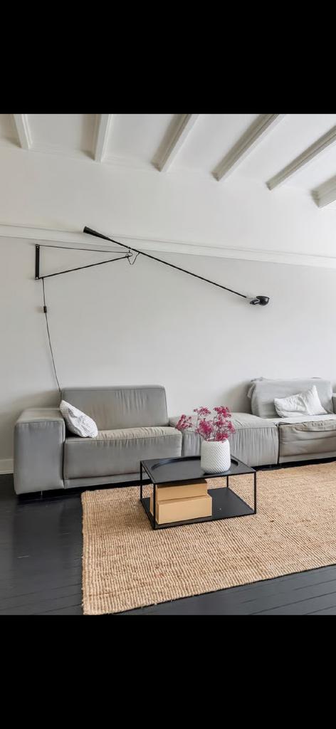 Zwarte flos 265 wand/leeslamp, verstelbaar, Ophalen of Verzenden, Gebruikt, Metaal, 150 tot 200 cm