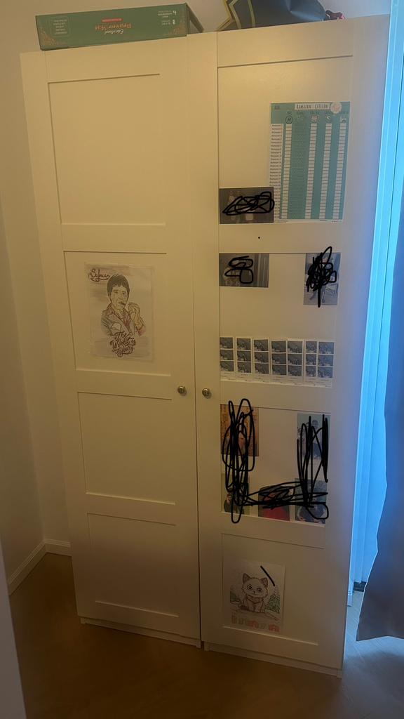 Ikea pax kast 35cm diep 201 cm hoog 2x 50cm, Ophalen of Verzenden, Zo goed als nieuw