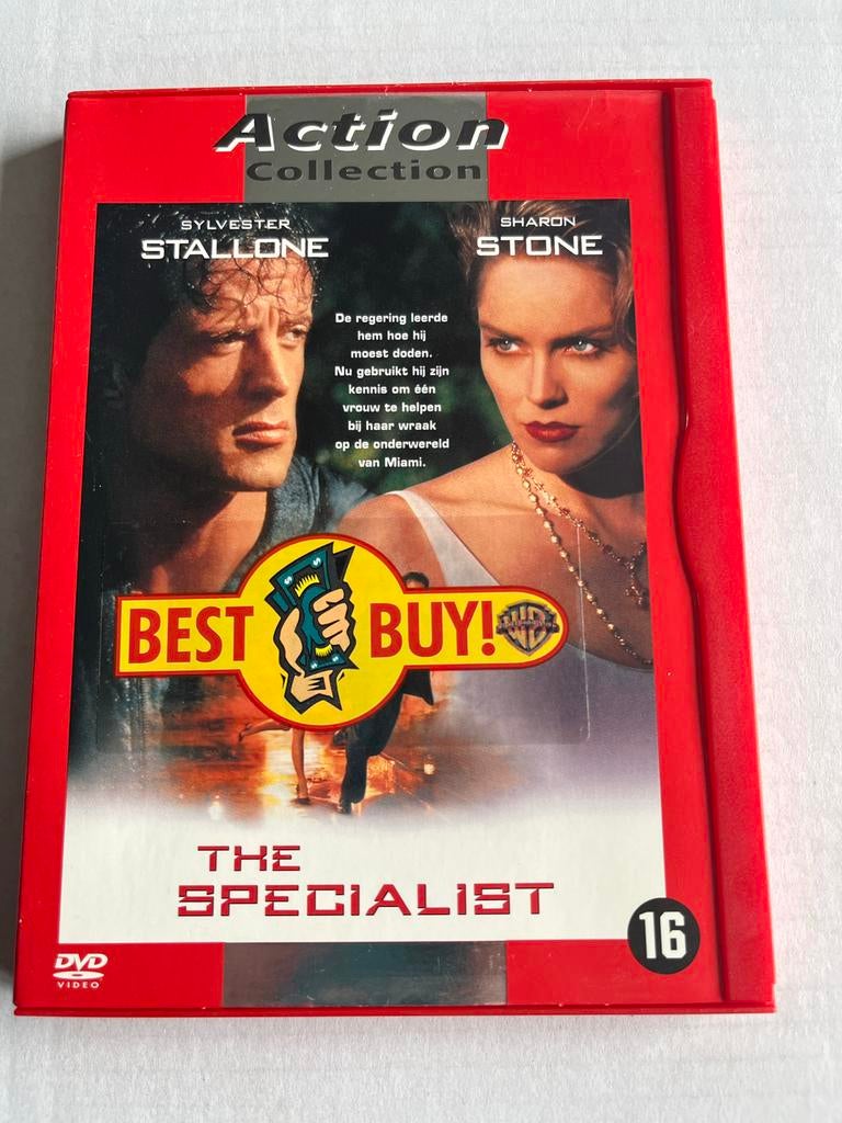 The Specialist DVD met Sylvester Stallone en Sharon Stone, Vanaf 16 jaar, Ophalen of Verzenden, Gebruikt, Actiethriller