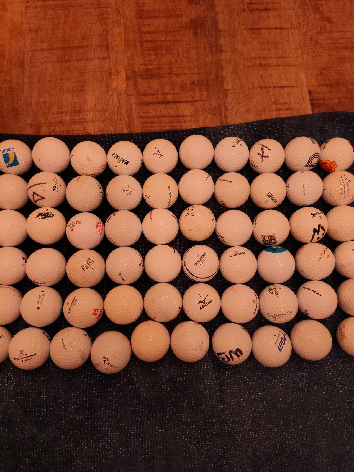 Diverse golfballen 60 stuks - Gebruikt maar in goede staat, Ophalen of Verzenden, Gebruikt, Bal(len), Overige merken