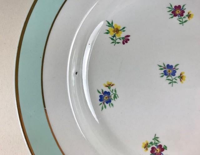 K & G Lunéville demi porcelaine diep bord soepbord 1892-1960, Antiek en Kunst, Ophalen of Verzenden