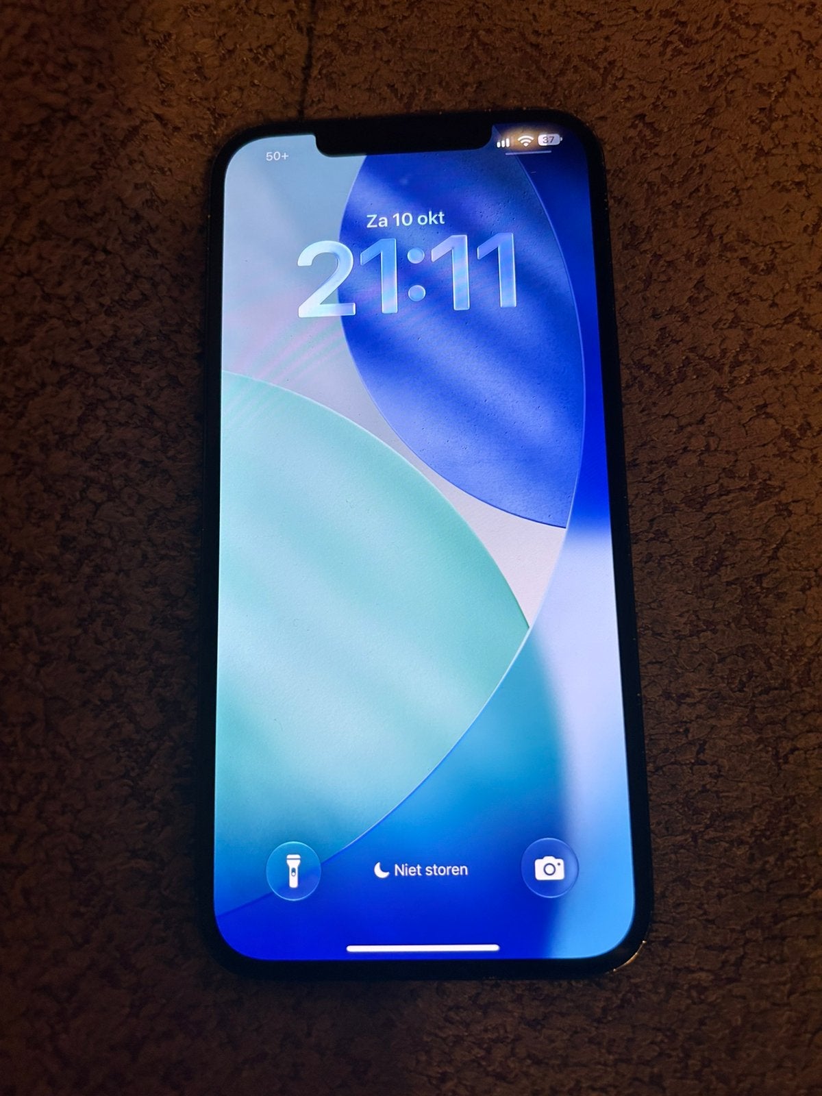 iPhone 12 pro max 128GB met doosje, Ophalen, Blauw, IPhone 12 Pro Max, 81 %