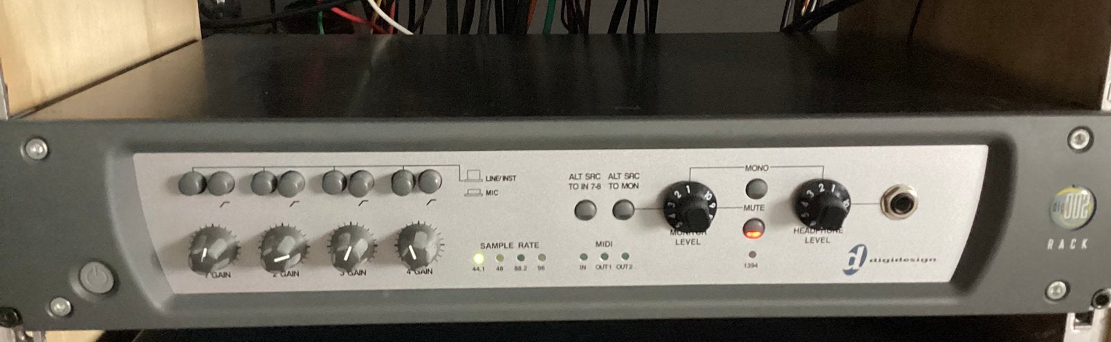 Digidesign 002 Rack - Audio Interface, Muziek en Instrumenten, Mengpanelen, Gebruikt, 10 tot 20 kanalen, Microfooningang, Verzenden