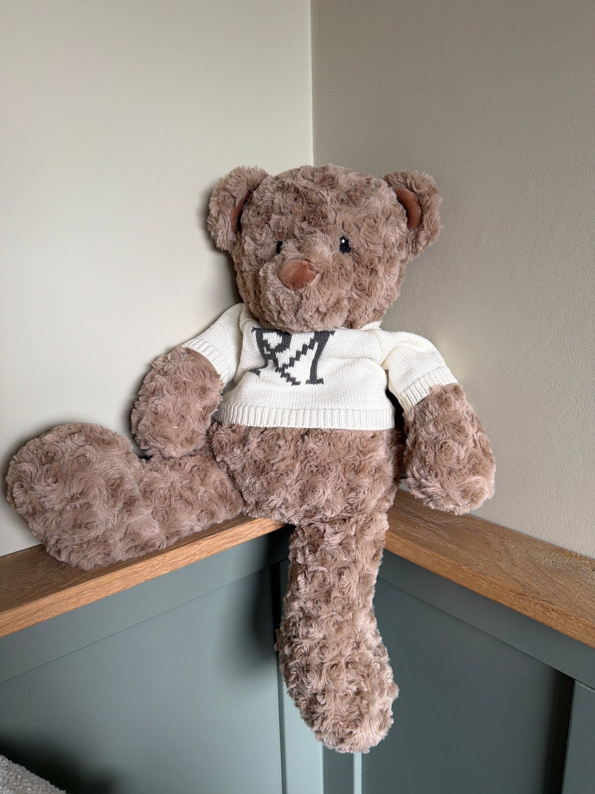 Riviera Maison Teddybeer 50cm - Nieuwstaat, Overige merken, Beer, Ophalen of Verzenden, Zo goed als nieuw