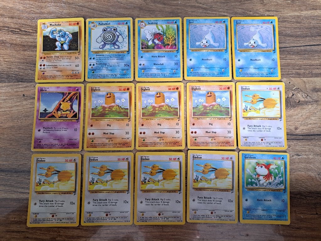 Pokémon Base set 2 (februari 2000), Ophalen of Verzenden, Zo goed als nieuw, Meerdere kaarten