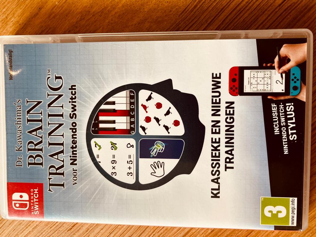 Brain training voor nintendo switch 1, Ophalen, Puzzel en Educatief, 1 speler, Zo goed als nieuw