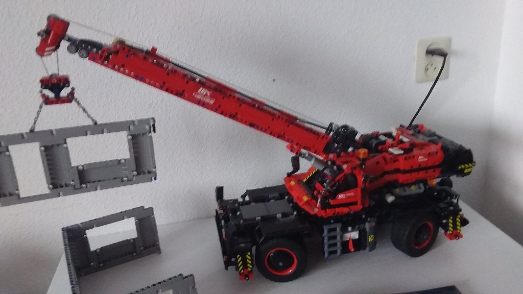 Technic lego hijskraan 42082, Ophalen, Lego, Inclusief instructies, Zo goed als nieuw