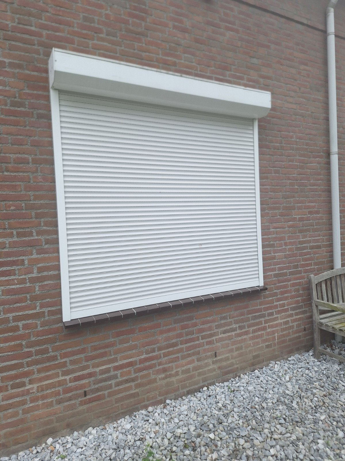 Gebr. rolluiken! (200cm x 185cm, 60cm x 185cm, 60cm x 175cm), Doe-het-zelf en Verbouw, Rolluiken, Ophalen, Gebruikt, Wit, 150 tot 200 cm