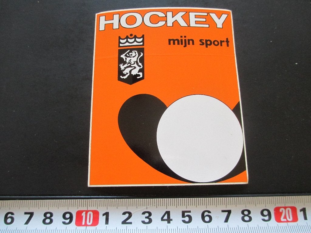 sticker Hockey mijn sport, Ophalen, Zo goed als nieuw