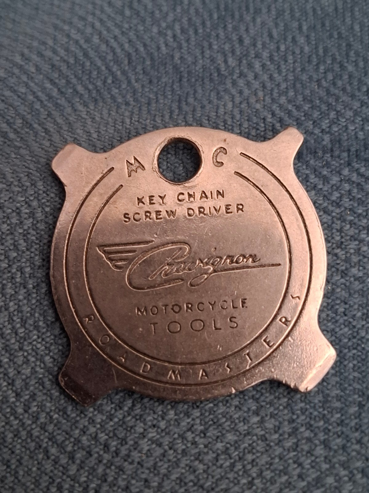 Vintage sleutelhanger /schroevendraaier, Ophalen of Verzenden, Gebruikt, Merk