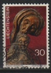 Liechtenstein Michel 532 (kerst), Ophalen of Verzenden, Overige landen, Gestempeld
