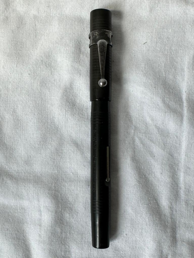 Vintage Mabie Todd Blackbird Self Filler vul pen 14k punt, Verzenden, Gebruikt, Vulpen, Overige merken