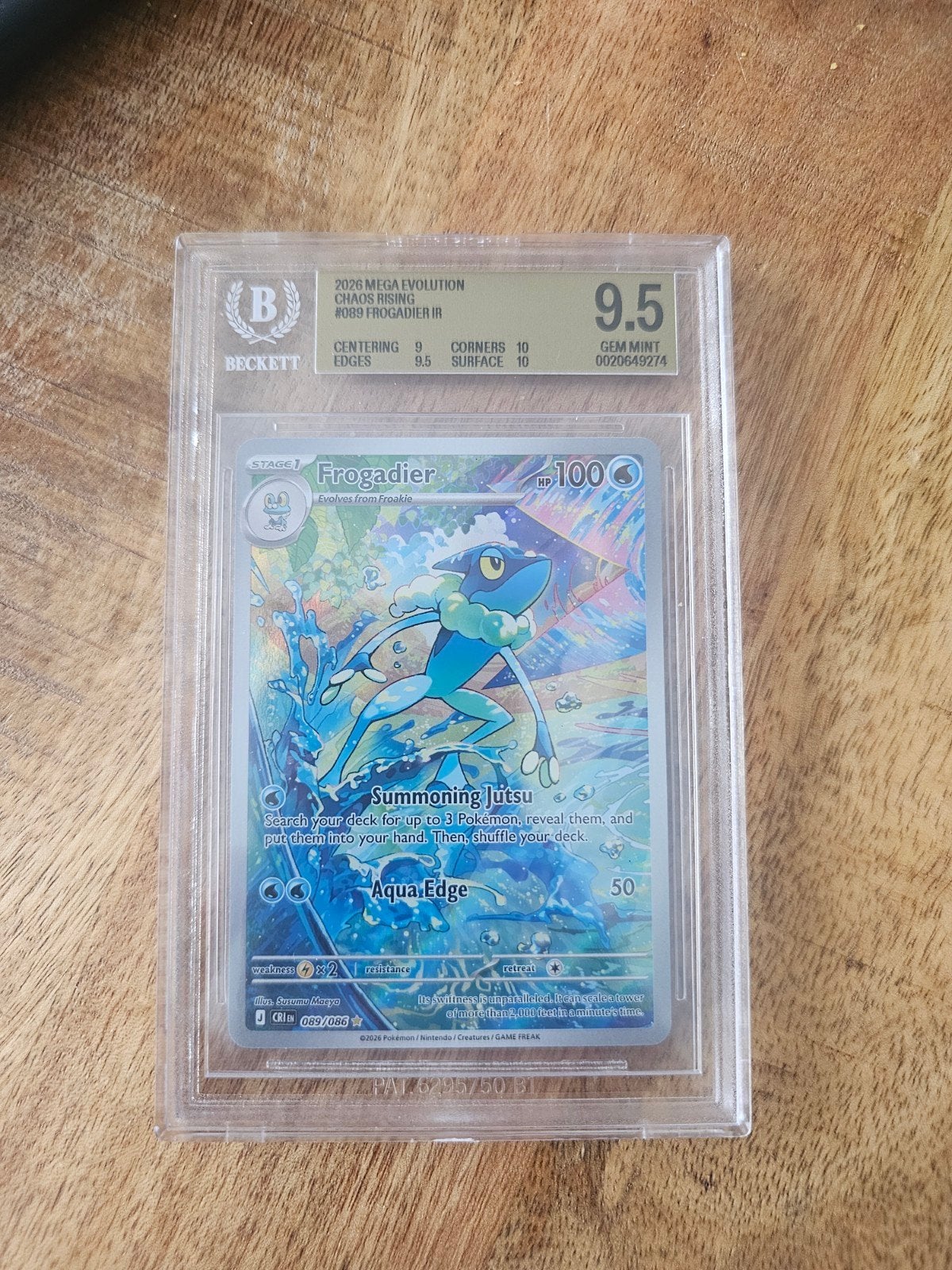 Frogadier - Chaos Rising - BGS 9,5, Ophalen of Verzenden, Nieuw