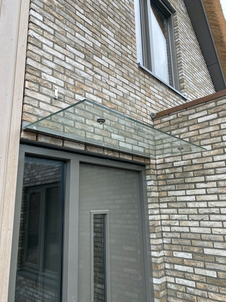 luifel voordeur, Ophalen, Minder dan 80 cm, Minder dan 200 cm, Glas