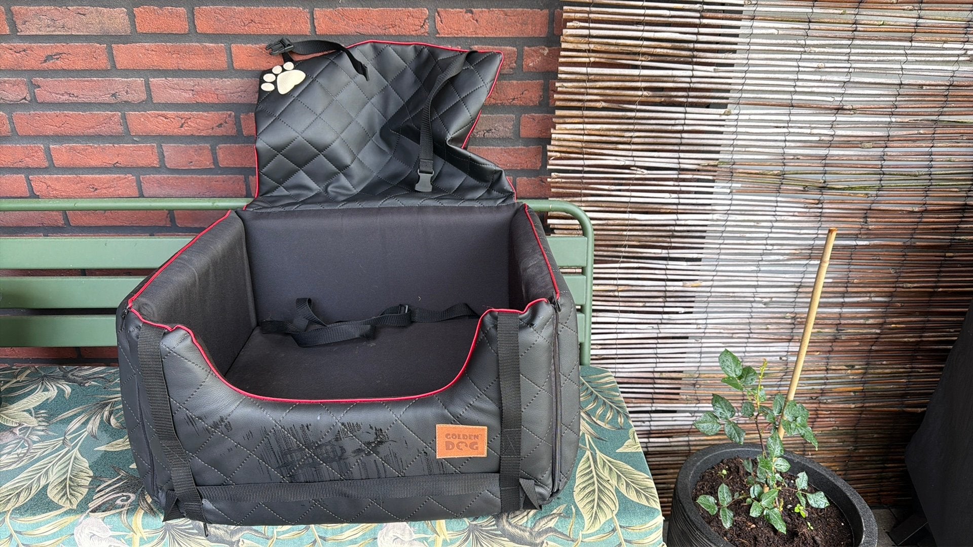 GoldenDog Deluxe Comfort autostoel, Dieren en Toebehoren, Ophalen, Zo goed als nieuw