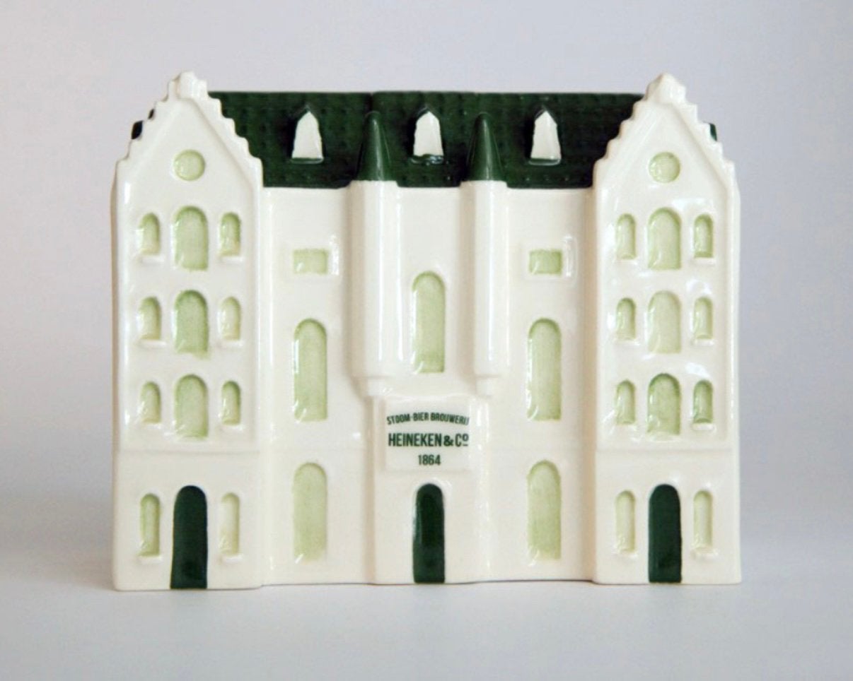 GEZOCHT - Heineken miniatuur  (blauw dak), Verzenden, Zo goed als nieuw