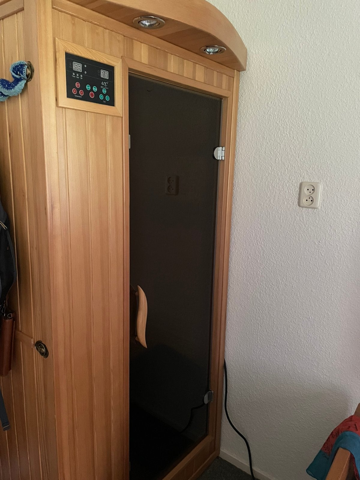 Infrarood sauna 1 persoons, Ophalen, Zo goed als nieuw, Complete sauna