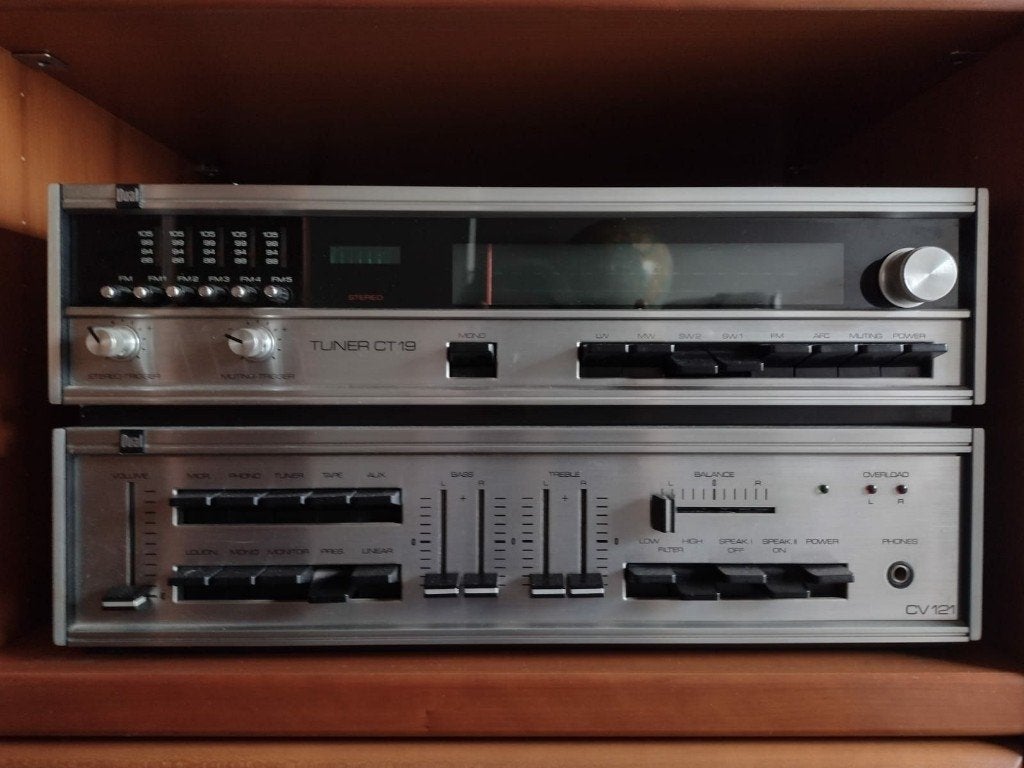 Dual versterker CV121, Audio, Tv en Foto, Gebruikt, 60 tot 120 watt, Ophalen, Overige merken