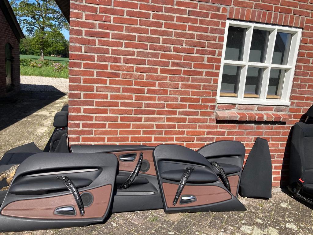 BMW 1 serie zijpanelen bruin leer, Ophalen, Gebruikt, BMW