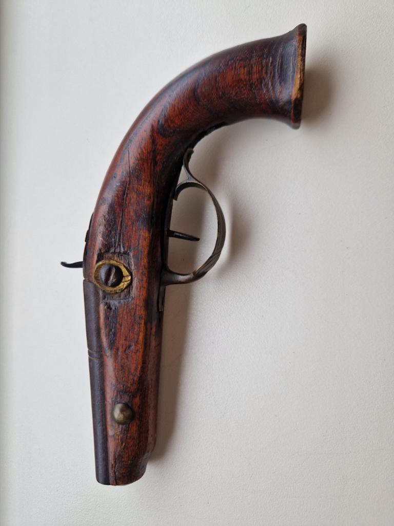 Antiek Percussie Pistool, Antiek en Kunst, Ophalen of Verzenden