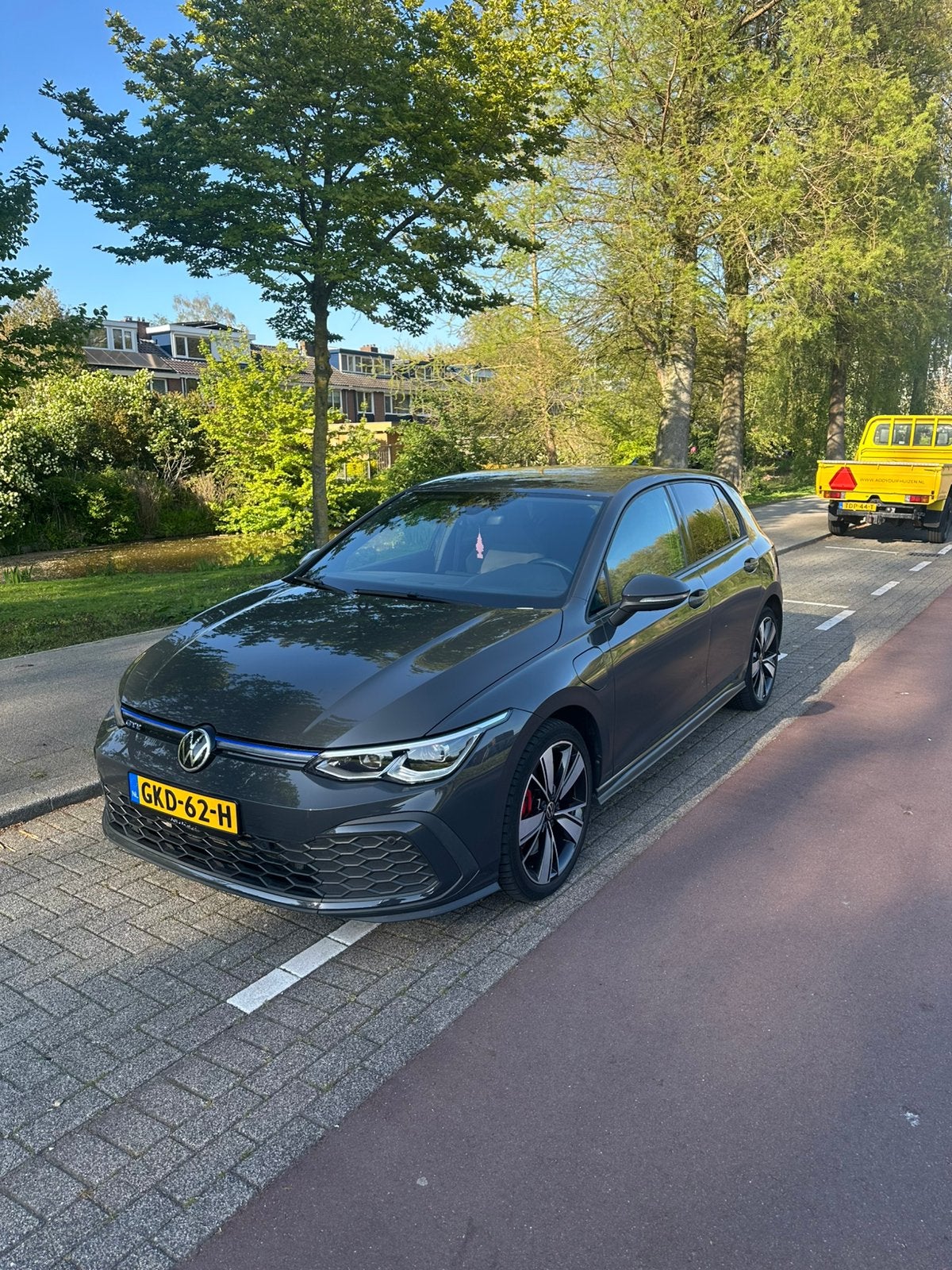 Volkswagen Golf 8 GTE, Auto's, Volkswagen, Automaat, Stof, Zwart, Te koop