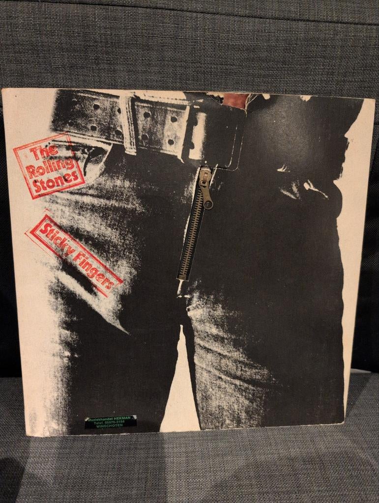 LP - The Rolling Stones - Sticky Fingers, Cd's en Dvd's, Vinyl | Rock, Ophalen of Verzenden, Zo goed als nieuw, 12 inch, Poprock