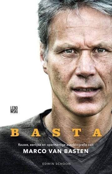 Basta -  Getekend exemplaar - Marco van Basten, Ophalen of Verzenden, Zo goed als nieuw, Edwin Schoon, Sport