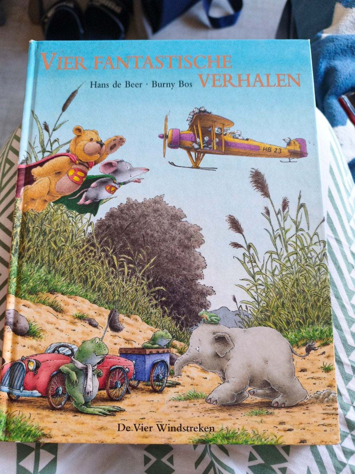Vier Fantastische Verhalen - Prentenboek, Boeken, Ophalen of Verzenden, Zo goed als nieuw, Hans de Beer, Burny Bos, Prentenboek