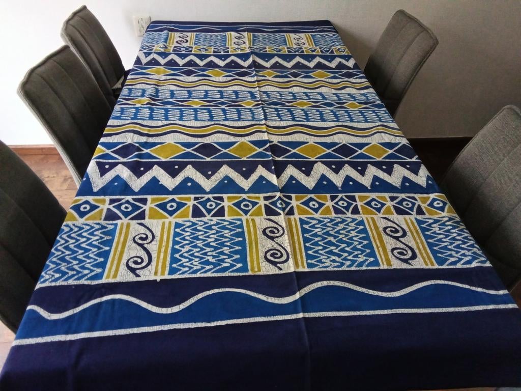 Orig. tafelkleed uit Namibië, mt 200 x 150 cm. Incl. Verz.!!, Ophalen of Verzenden, Zo goed als nieuw, Tweepersoons, 140 cm