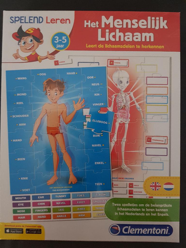 Het menselijk lichaam, Clementoni, nieuw!, Ophalen of Verzenden, Nieuw, Taal en Lezen