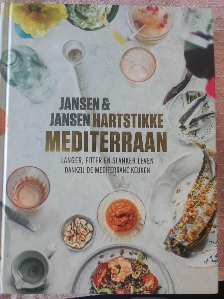 Annemieke Jansen - Hartstikke mediterraan, Boeken, Ophalen of Verzenden, Zo goed als nieuw, Annemieke Jansen; Janine Jansen, Gezond koken