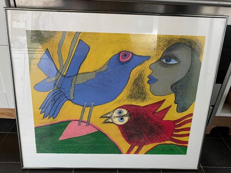 Litho handgesigneerd Corneille 1995 en genummerd, Ophalen, Lithografie