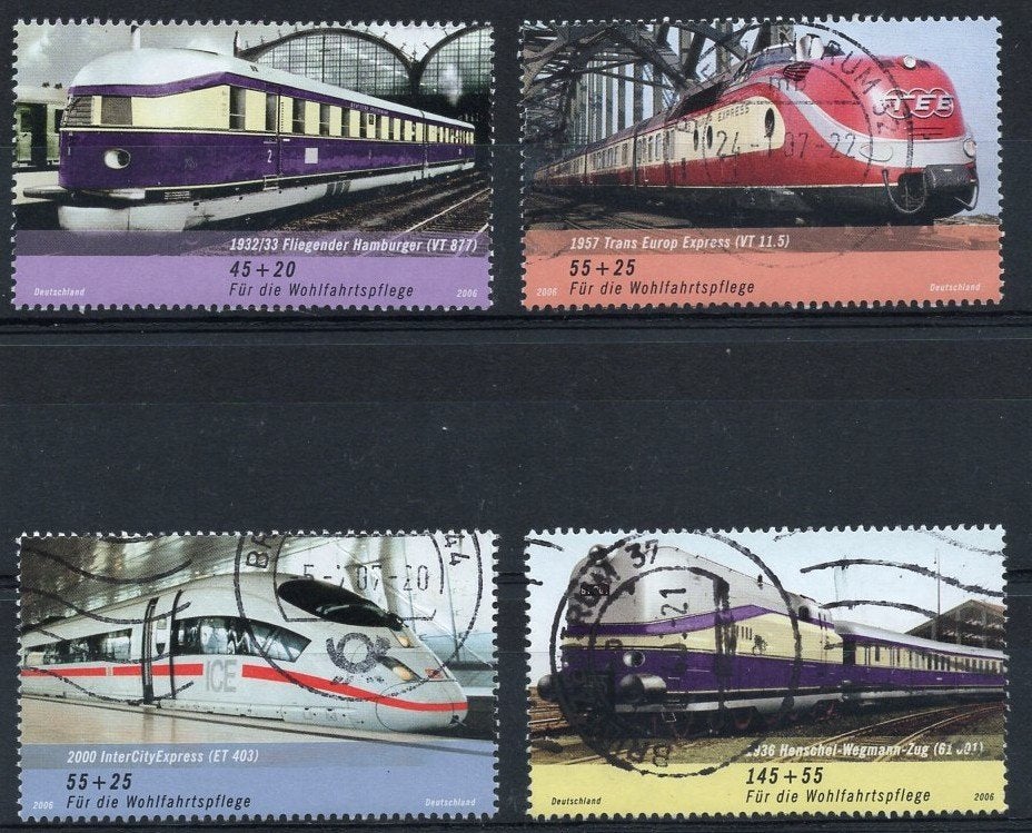 Bundesrepublik (164) - treinen, Verzenden, 1990 tot heden, Gestempeld