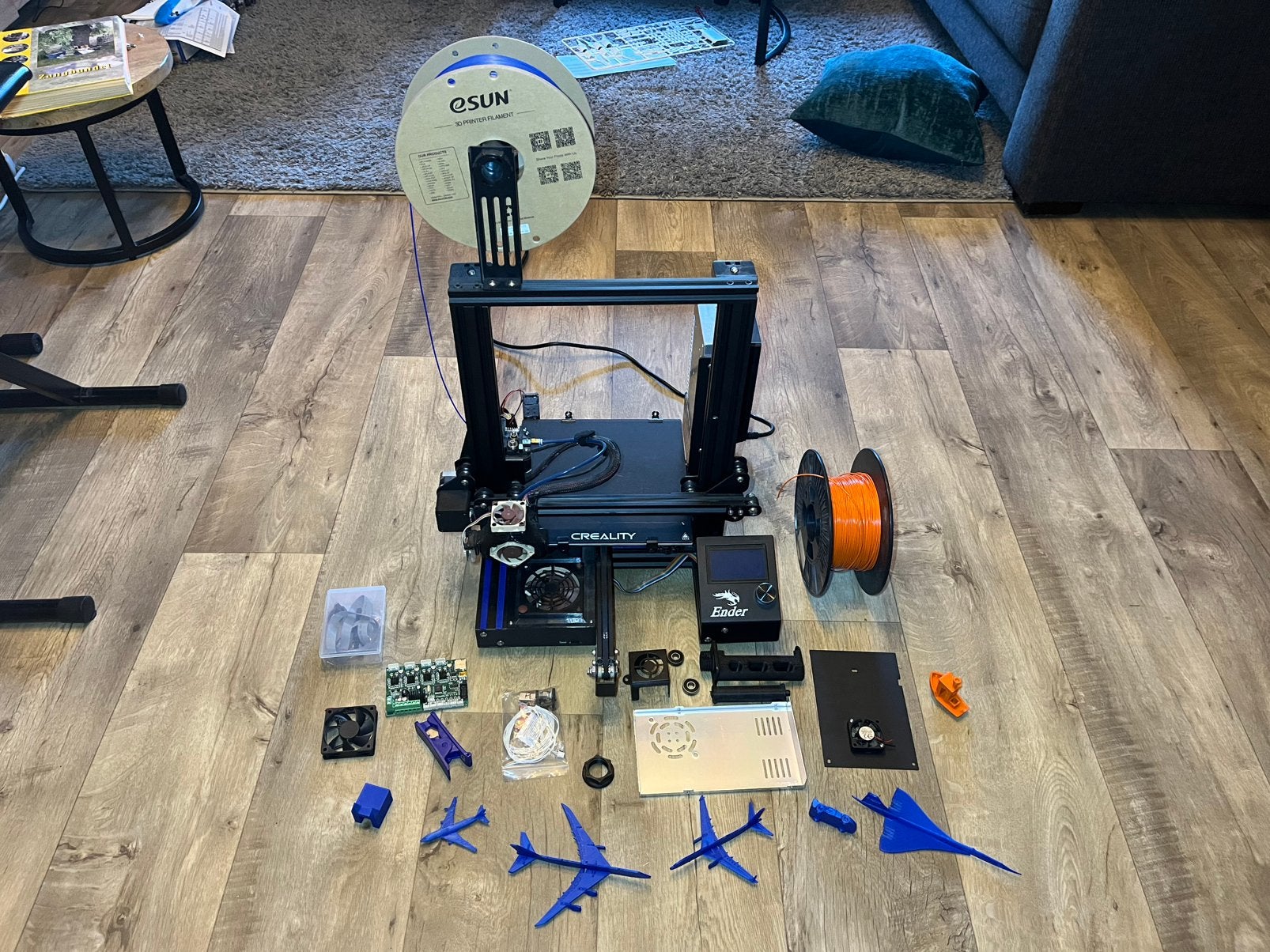 3d Printer set / Creality ender 3 +Upgrade, Ophalen, Zo goed als nieuw